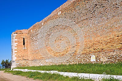 Castle of Lucera. Puglia. Italy. Stock Photo