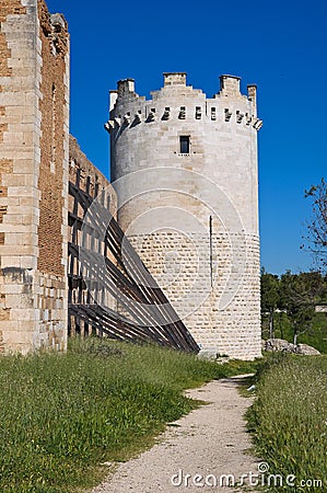 Castle of Lucera. Puglia. Italy. Stock Photo