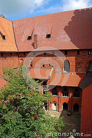 Castle of Malbork Stock Photo