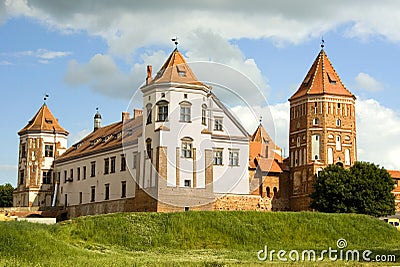 The Castle in Mir Stock Photo