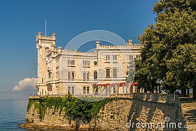 Castle Miramare Stock Photo