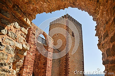 Castle of Molina de Aragon. Guadalajara Stock Photo