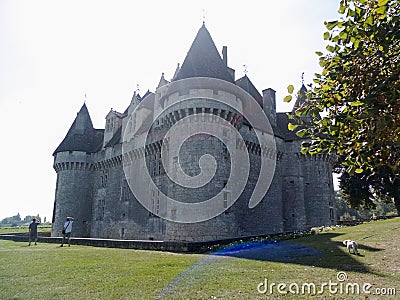 Castle Monbazillac in PÃ©rigord Editorial Stock Photo
