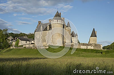 Castle of Montpoupon Stock Photo