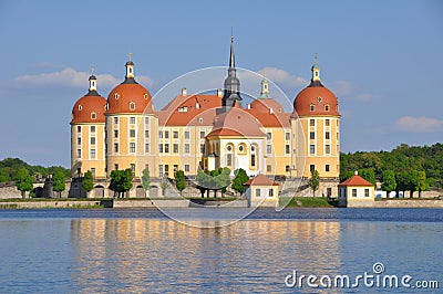 Castle Moritzburg Saxony Stock Photo