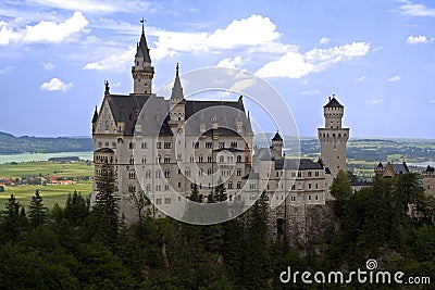 Castle Neuschwanstein Stock Photo