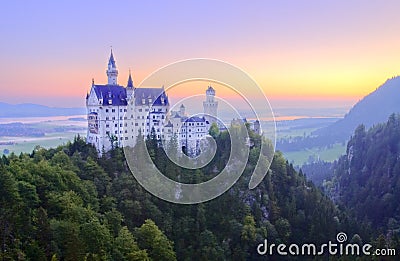 Castle Neuschwanstein Stock Photo