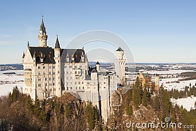 Castle Neuschwanstein Stock Photo