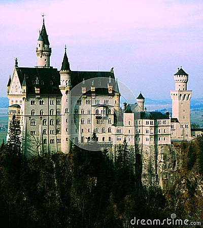 Castle Neuschwanstein Stock Photo