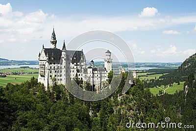 Castle Neuschwanstein Stock Photo