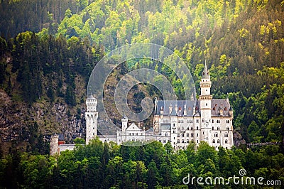 Castle Neuschwanstein Stock Photo