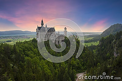 Castle Neuschwanstein Stock Photo