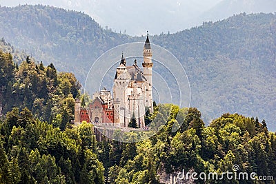 Castle Neuschwanstein in Germany Stock Photo