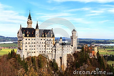 Castle Neuschwanstein Stock Photo