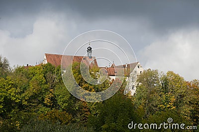 Castle in Niederstetten Stock Photo