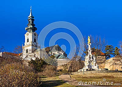 Castle in Nitra Stock Photo