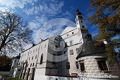 Castle Pardubice Stock Photo