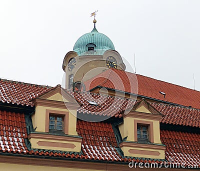 Castle of Podebrady Stock Photo