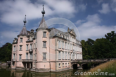 Castle pond Stock Photo