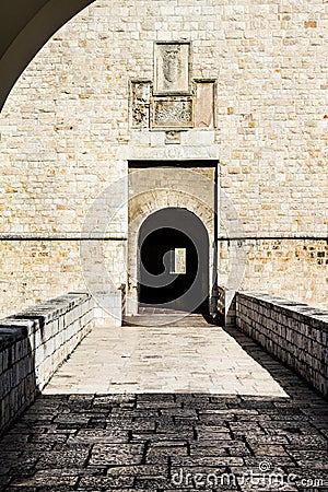 Castle portal Stock Photo