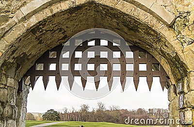 Castle Portcullis Stock Photo