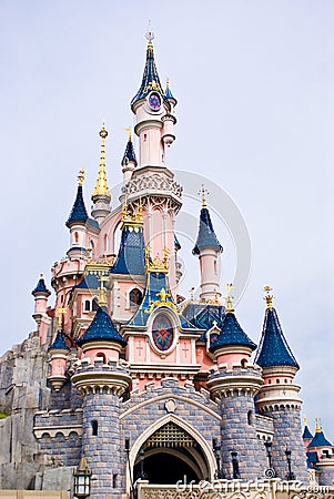 Castle princesses at Eurodisney Editorial Stock Photo