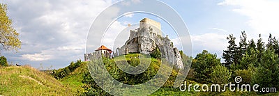 Castle in Rabsztyn Poland Editorial Stock Photo