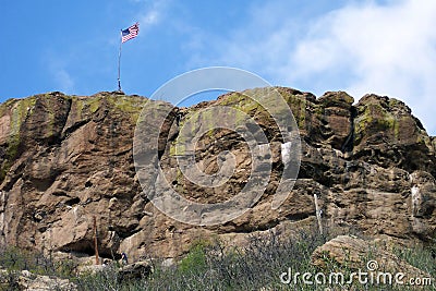 Castle Rock close-up Stock Photo