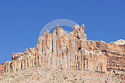 The Castle Rock formation Stock Photo