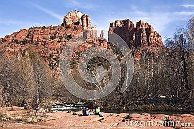 Castle Rock in Sedona Stock Photo