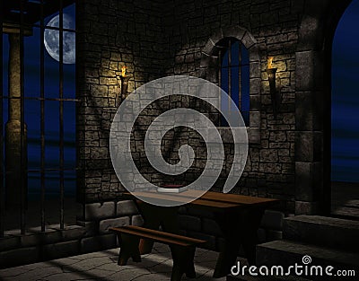 A castle room Stock Photo