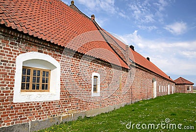 Castle's fortification building Stock Photo