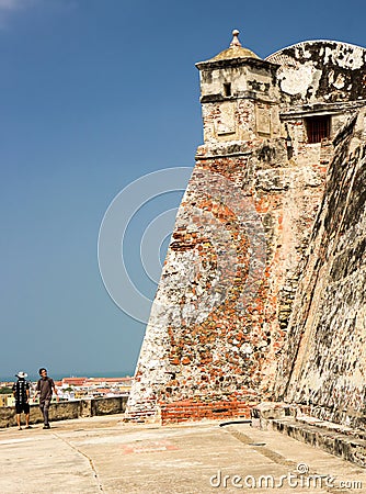 Castle san Felipe Editorial Stock Photo