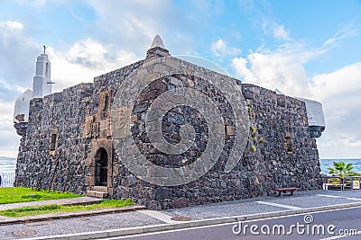 Castle of San Miguel at Garachico, Tenerife, Canary Islands, Spain Editorial Stock Photo