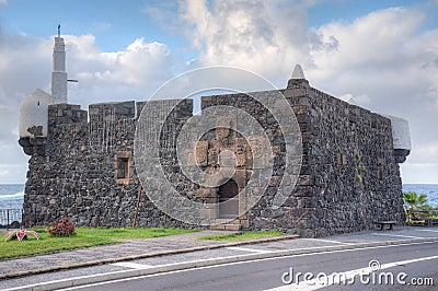 Castle of San Miguel at Garachico, Tenerife, Canary Islands, Spain Editorial Stock Photo