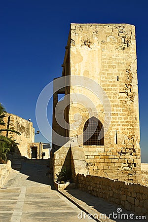 Castle Santa Barbara Stock Photo