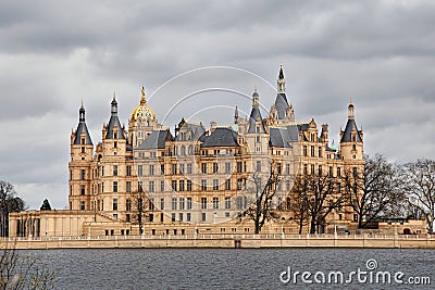 Castle in Schwerin Stock Photo