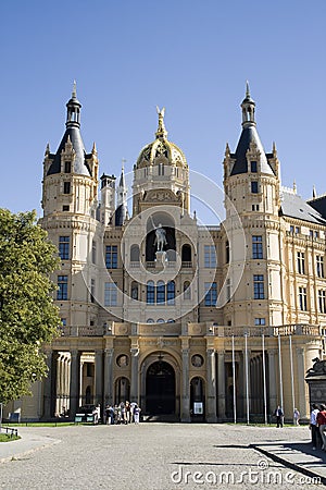 Castle Schwerin Stock Photo