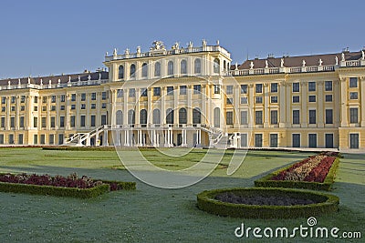 Castle SchÃ¶nbrunn, Vienna Editorial Stock Photo