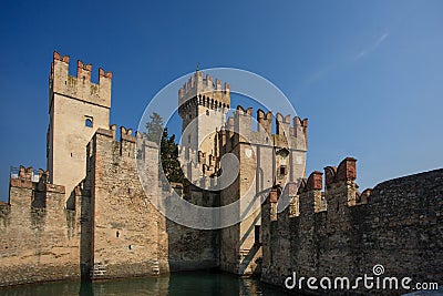 Castle in Sirmione Stock Photo