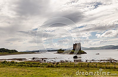 The Castle Stalker, Highlands, Scotland, United Kingdom Stock Photo