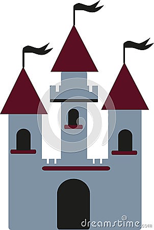 Castle symbol vector Vector Illustration