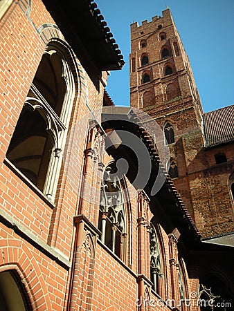 Castle of the Teutonic Knights Stock Photo