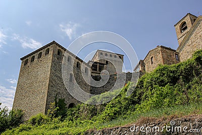 Castle Torrechiara, Italy Stock Photo