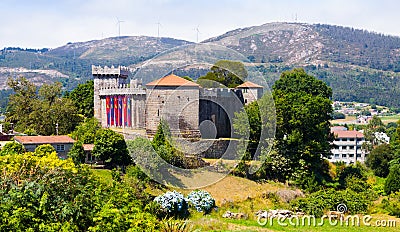 Castle of Vimianzo. A Coruna, Spain Editorial Stock Photo