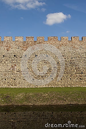 Castle Wall Stock Photo