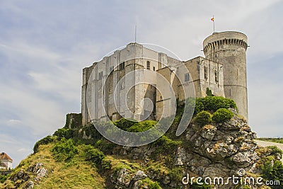 The castle of William the conqueror Stock Photo