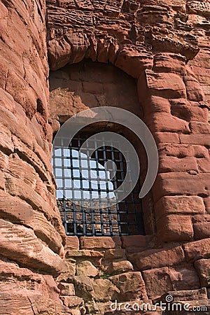 Castle Window Stock Photo