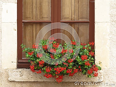 Castle window Stock Photo