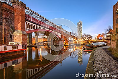 Castlefield, Manchester, England Editorial Stock Photo